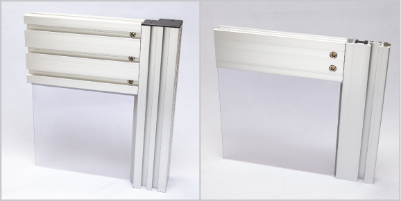 重構造アルミフレーム接続サンプル